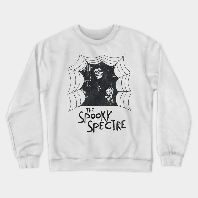 Spooky Spectre Fright Night Friday Horror Movie Host Crewneck Sweatshirt by darklordpug